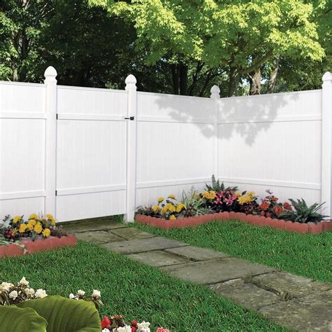 vinyl fencing at home depot|home depot vinyl fencing styles.